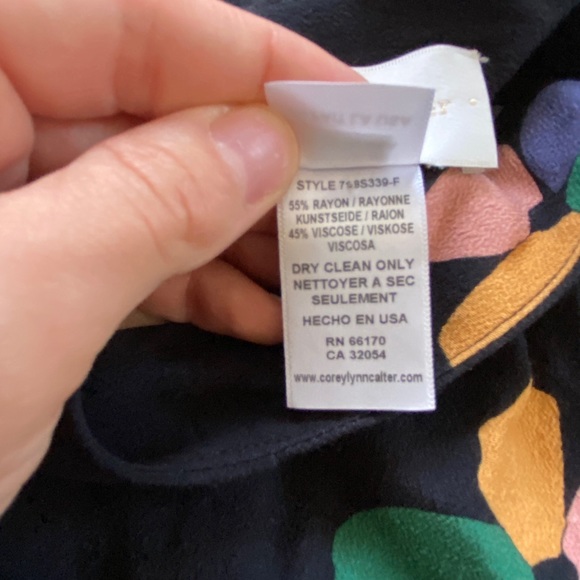 Corey Lynn Calter Floral Skirt - Picture 3 of 5